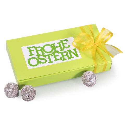 Grüne Schachtel "Frohe Ostern"